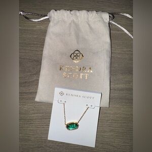 Kendra Scott Gold Necklace with Turquoise Accent